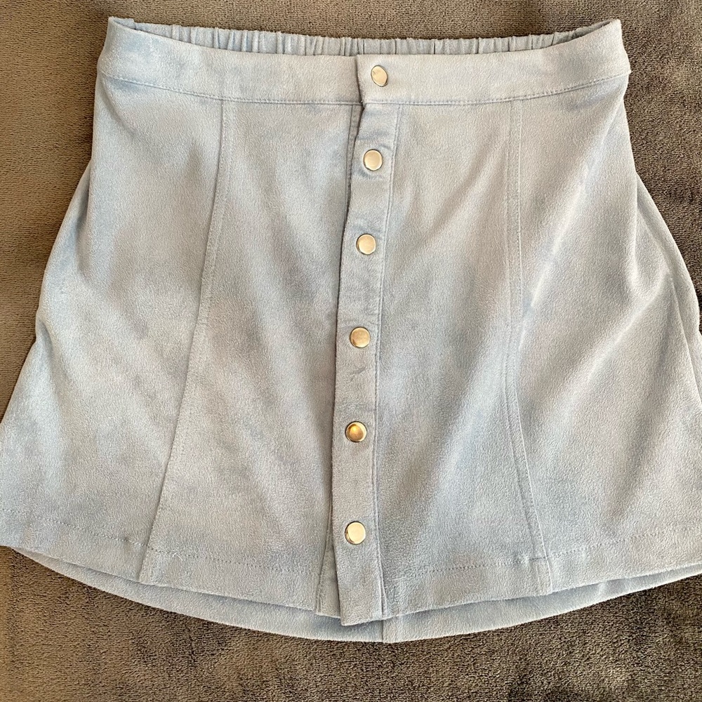 Pastel blue skirt